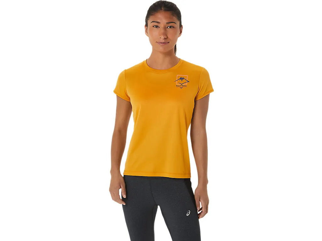 ASICS Asics Fujitrail Shirt Dames geel 