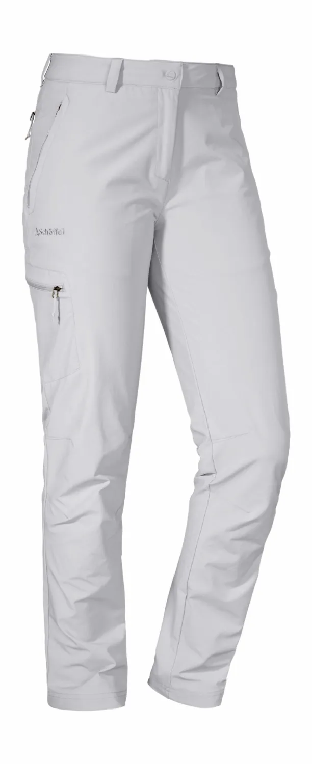 Broek Schöffel  Women Pants Ascona Regular Gray Violet