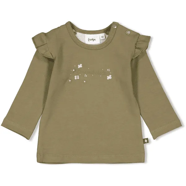 Feetje Harvest Of Love Shirt Met Lange Mouw Olive 
