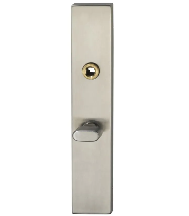 Impresso schild WC63/8 vierkant verdekt rvs