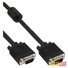 InLine 17803B VGA kabel 0,3 m VGA (D-Sub) Zwart