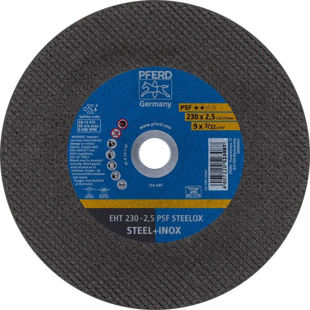 PFERD DOORSLIJPSCHIJF EHT 2302,5 PSF STEELOX  61728122