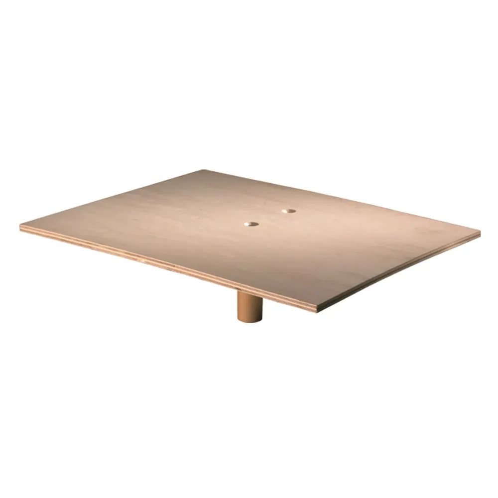 RAAPBORD HOUT + KUNSTSTOF GREEP 500X400