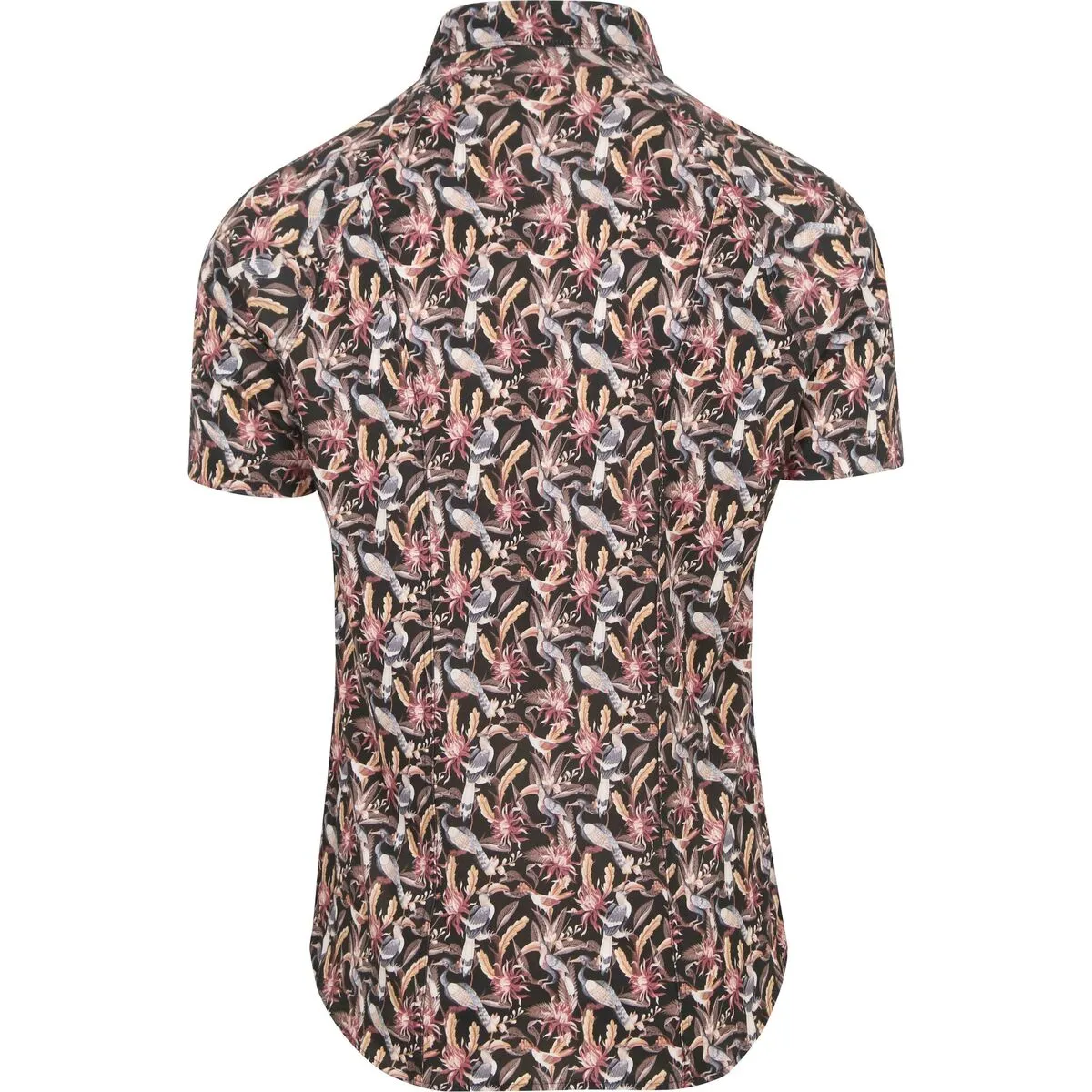 Short Sleeve Jersey Overhemd Print Multicolour