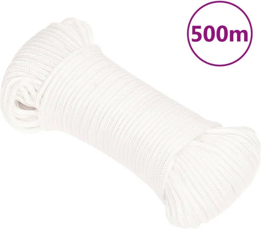 VidaXL Boottouw 3 Mm 500 M Polypropyleen Volwit