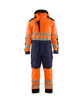 WINTEROVERALL HIGH VIS 6725/1977/5389 - HIGH VIS ORANJE/MARINEBLAUW - L