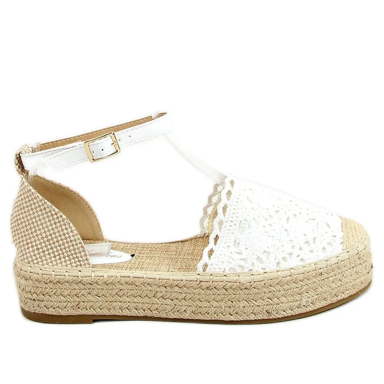 WITTE KANTEN ESPADRILLES 88885 WIT